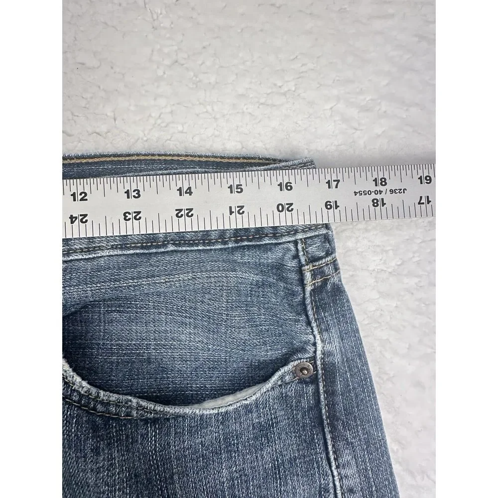 Levis 505 Jeans Men's 34x32 (Fits 35x31) Blue Denim Regular Fit‎ Straight Leg
